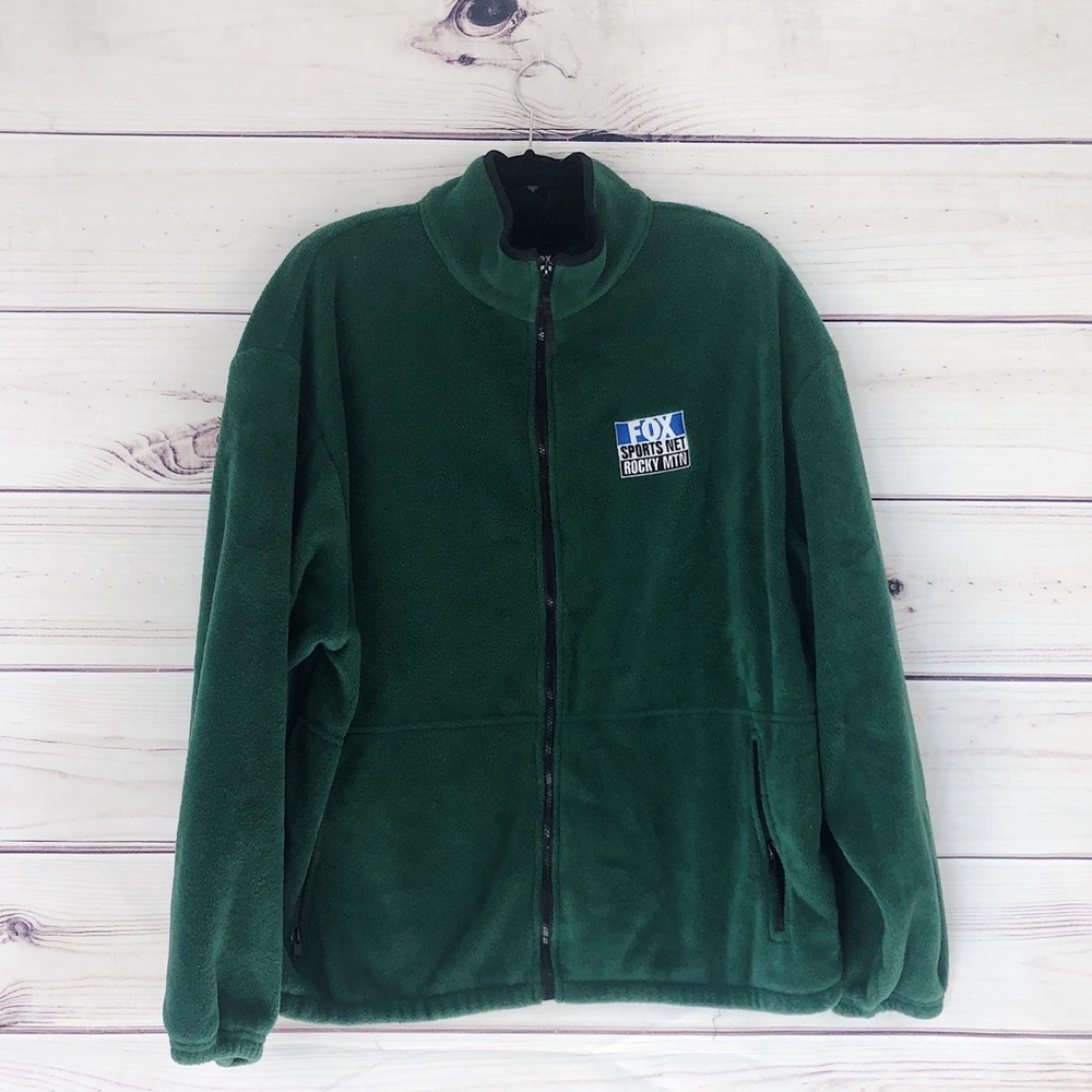 Fox Sports Net Rocky Mountain Green Zip Fleece